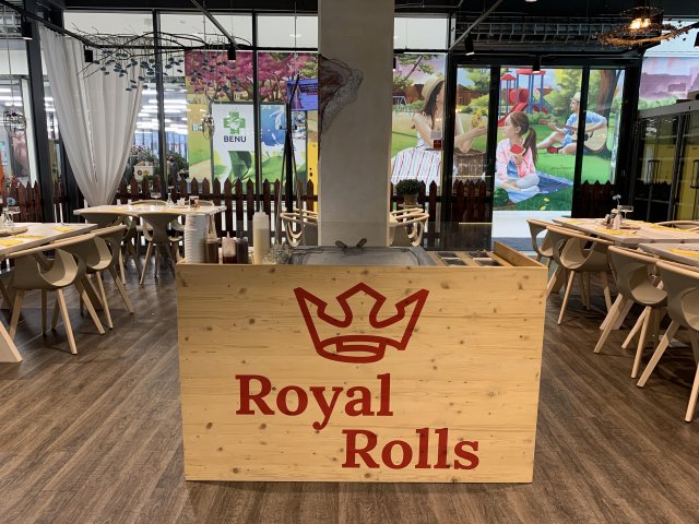 Royal Rolls - královská rolovaná zmrzlina